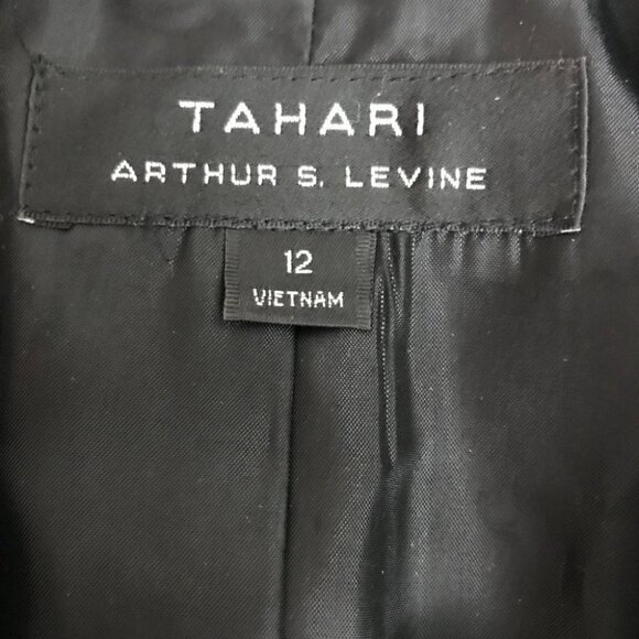 TAHARI  Black And White Suit Size M - Picture 7 of 9